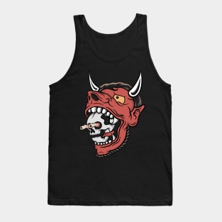 Devil and skull Tank Top